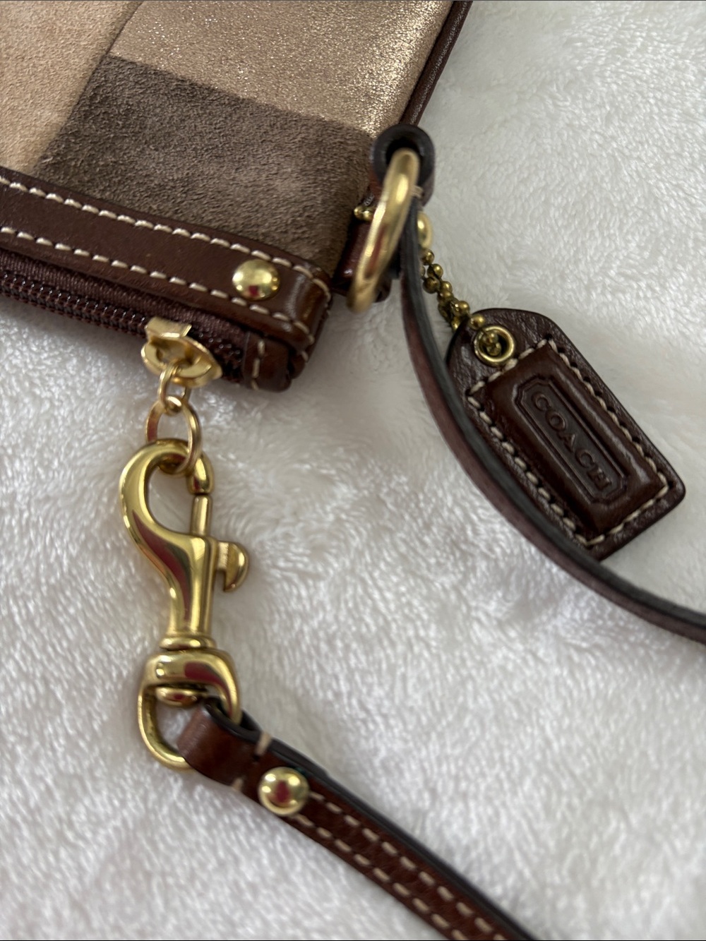 Coach Patchwork Wristlet - Picture 13 of 14